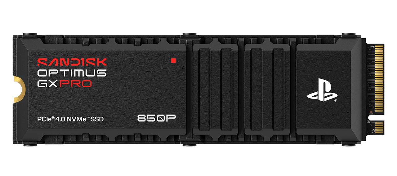 SanDisk 推出 PlayStation 授權版 8TB NVMe SSD「Optimus GX PRO 850P」，價格比三台 PS5 Pro 主機還要貴