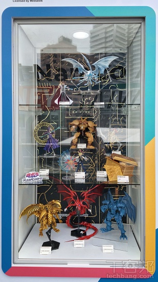 遊戲王模型展櫃。