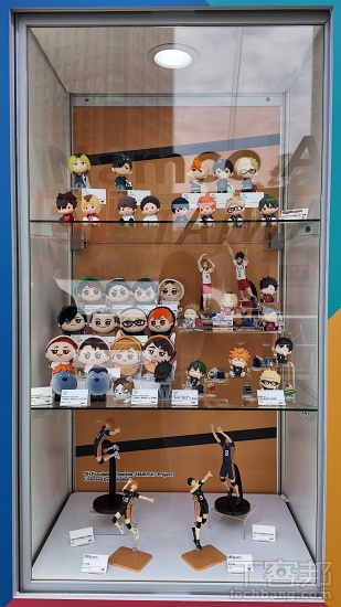 排球少年模型展櫃。