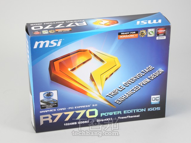 顯卡風扇也玩變形，併排、重疊都行，MSI R7770 Power Editon 評測 | T客邦